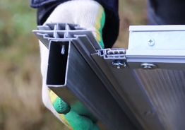 Теплица Тюльпан Гибрид 3,5М — СИСТЕМА НАПРАВЛЯЮЩИХ "АНТИШТОРМ" — фото