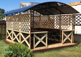 Мир теплиц — Беседки — фото