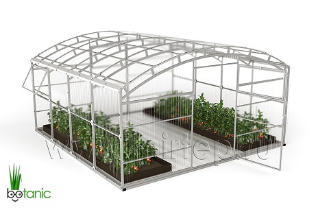 Прямостенные теплицы — Теплица Фермер Ботаник - 4М — фото