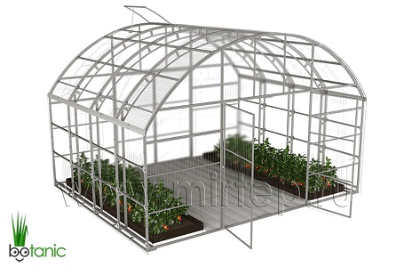 Прямостенные теплицы — Теплица Фермер Ботаник - 5М PRO — фото
